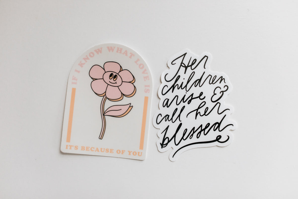 IF I KNOW WHAT LOVE IS - STICKER