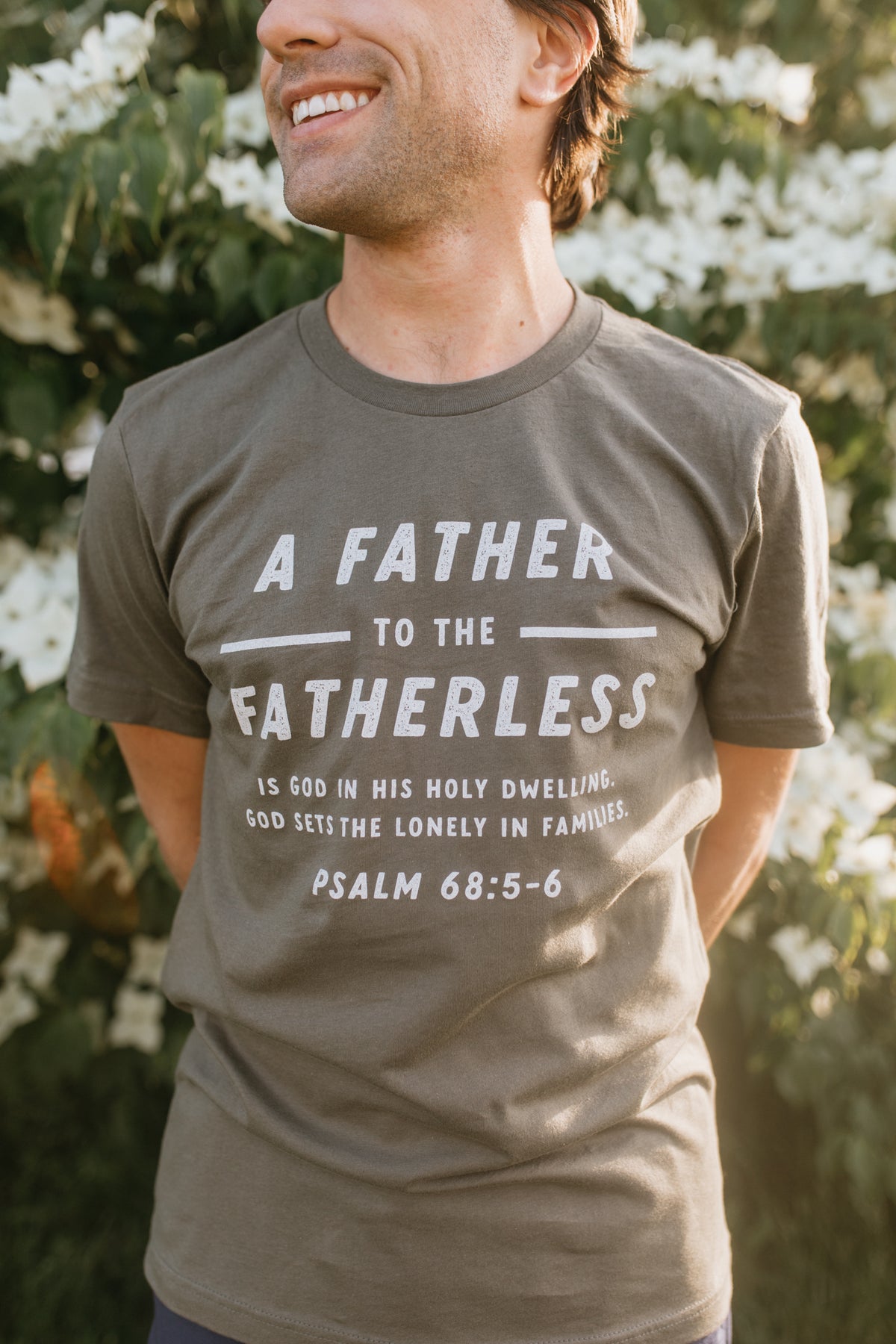 FATHER TO THE FATHERLESS T-SHIRT