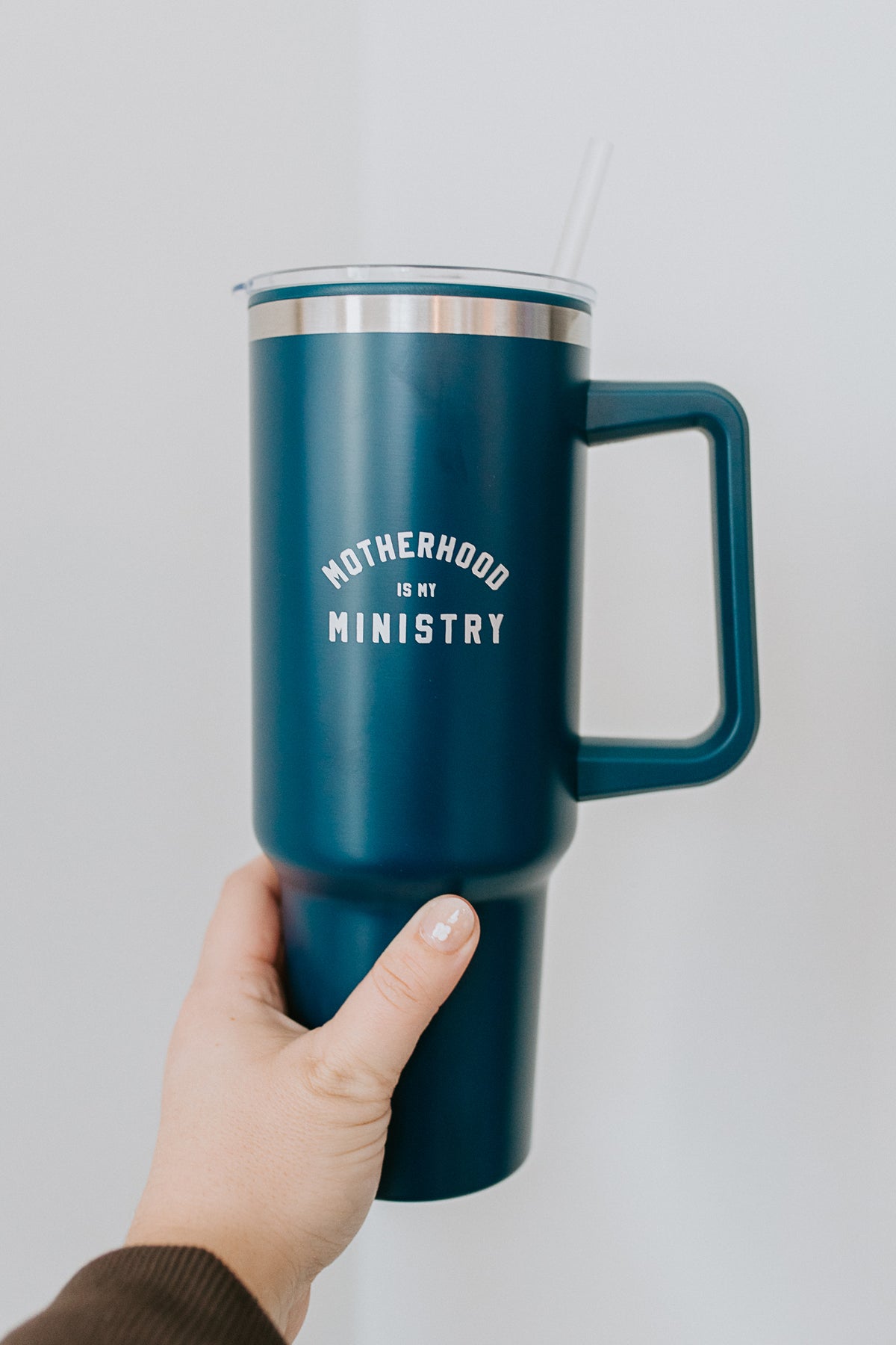 MOTHERHOOD IS MY MINISTRY STAINLESS STEEL CUP