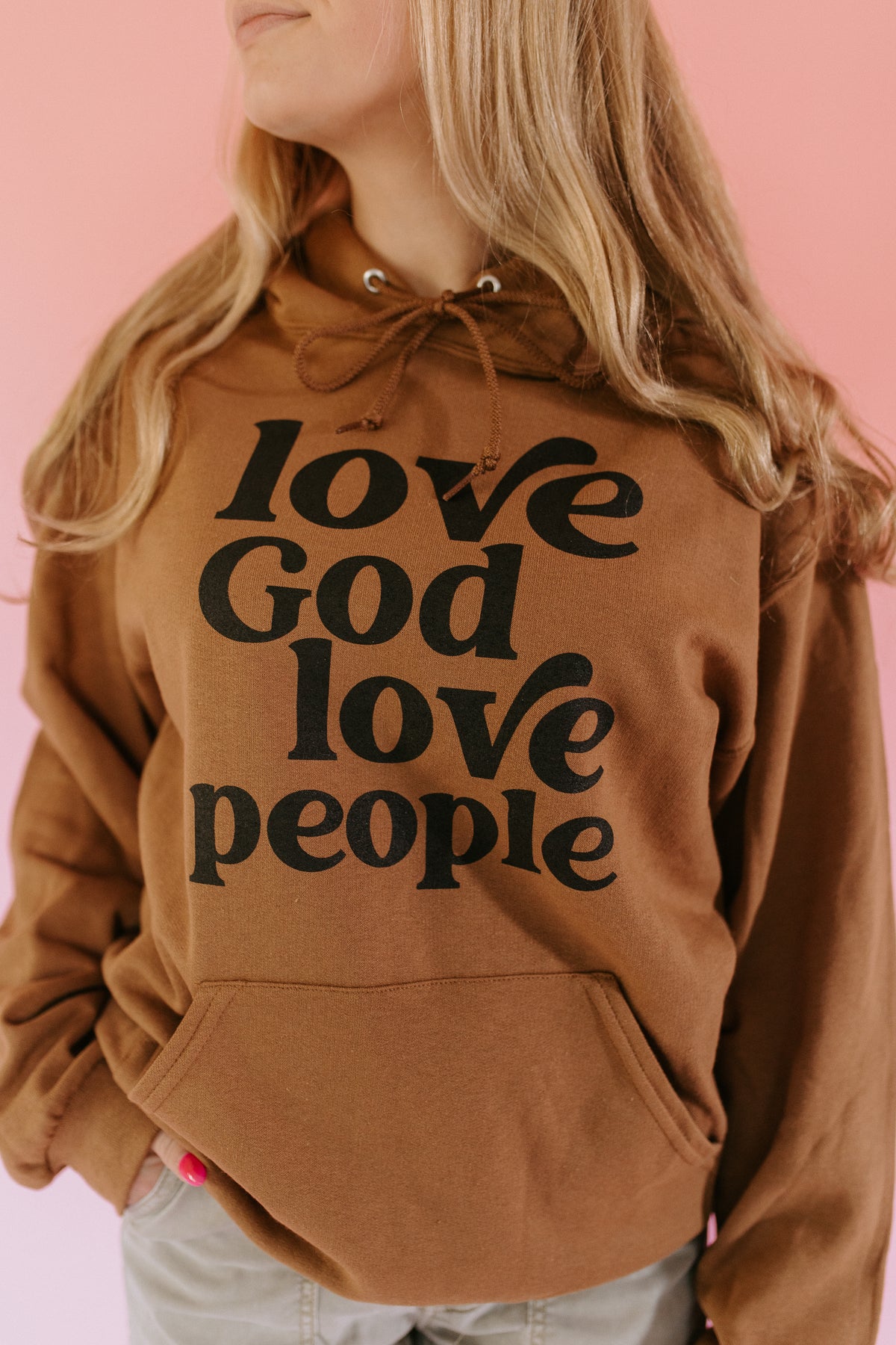 LOVE GOD LOVE PEOPLE HOODIE