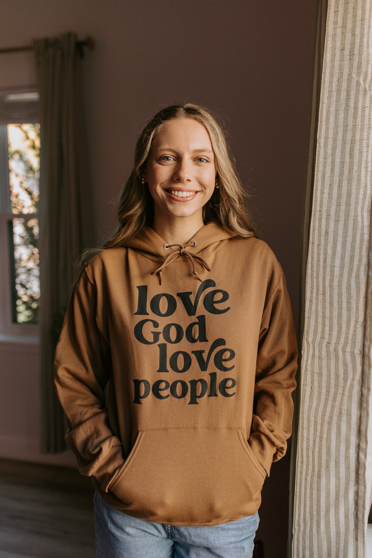 LOVE GOD LOVE PEOPLE HOODIE