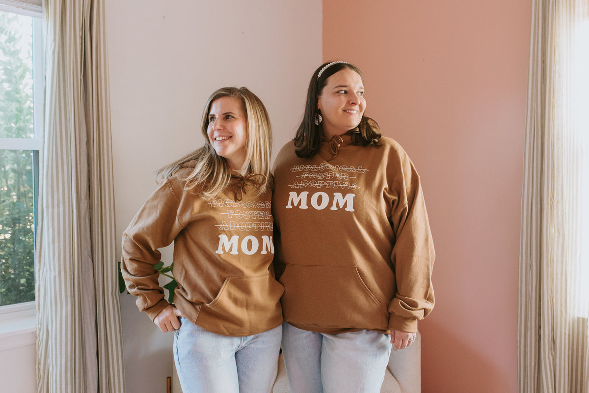 BIOLOGICAL FOSTER ADOPTIVE MOM HOODIE *NEW*