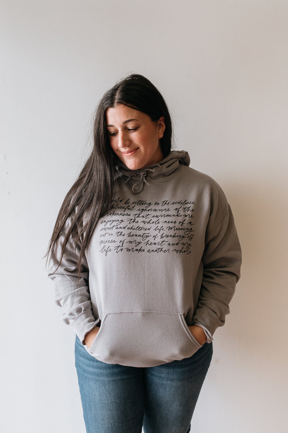 SITTING ON THE SIDELINES  - CUDDLE UP HOODIE