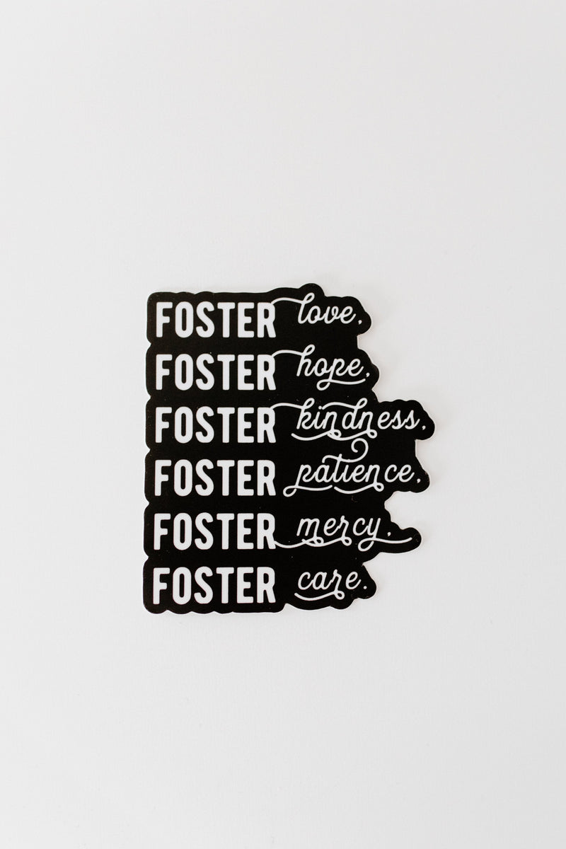 FOSTER LOVE STICKER – Goods and Better